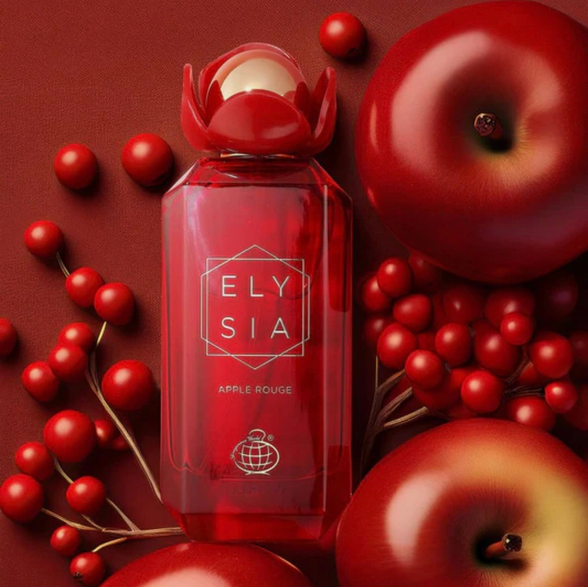 Elisya - Apple Rouge – Fragrance World – 100ml - Eau de Parfum mixte