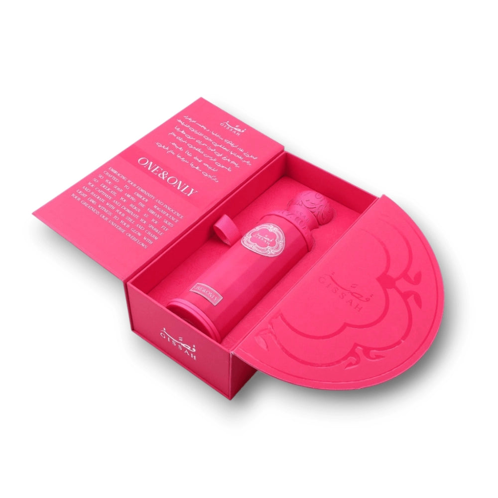 One and Only – Eau de parfum de niche féminine (flacon rose 200 ml) – Gissah